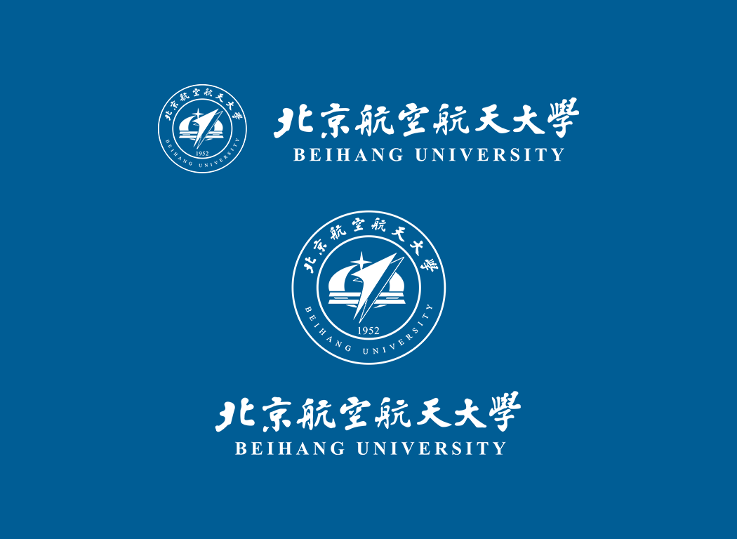 大學校徽系列:北京航空航天大學標志矢量圖