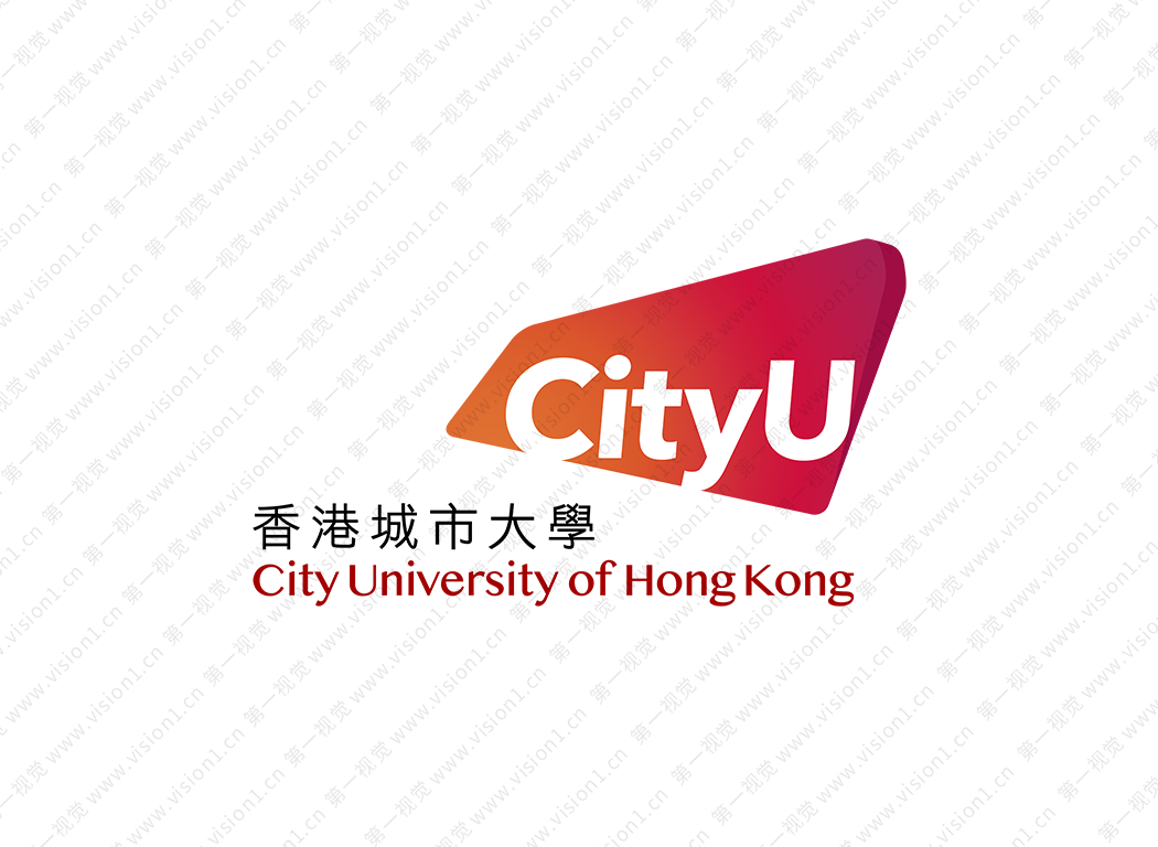 大學校徽系列：香港城市大學標志矢量圖