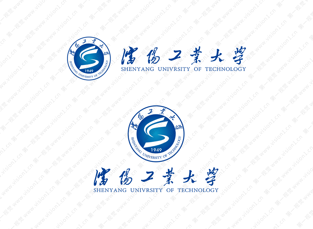 沈陽工業大學logo標志矢量圖