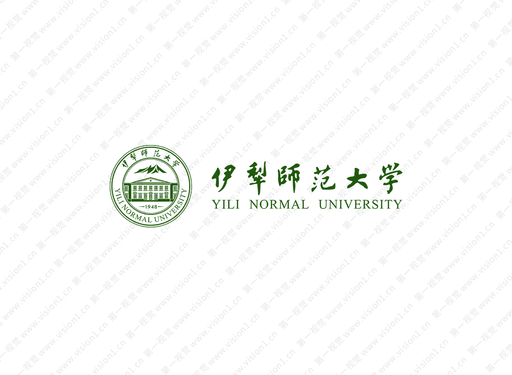 伊犁師范大學logo標志矢量圖