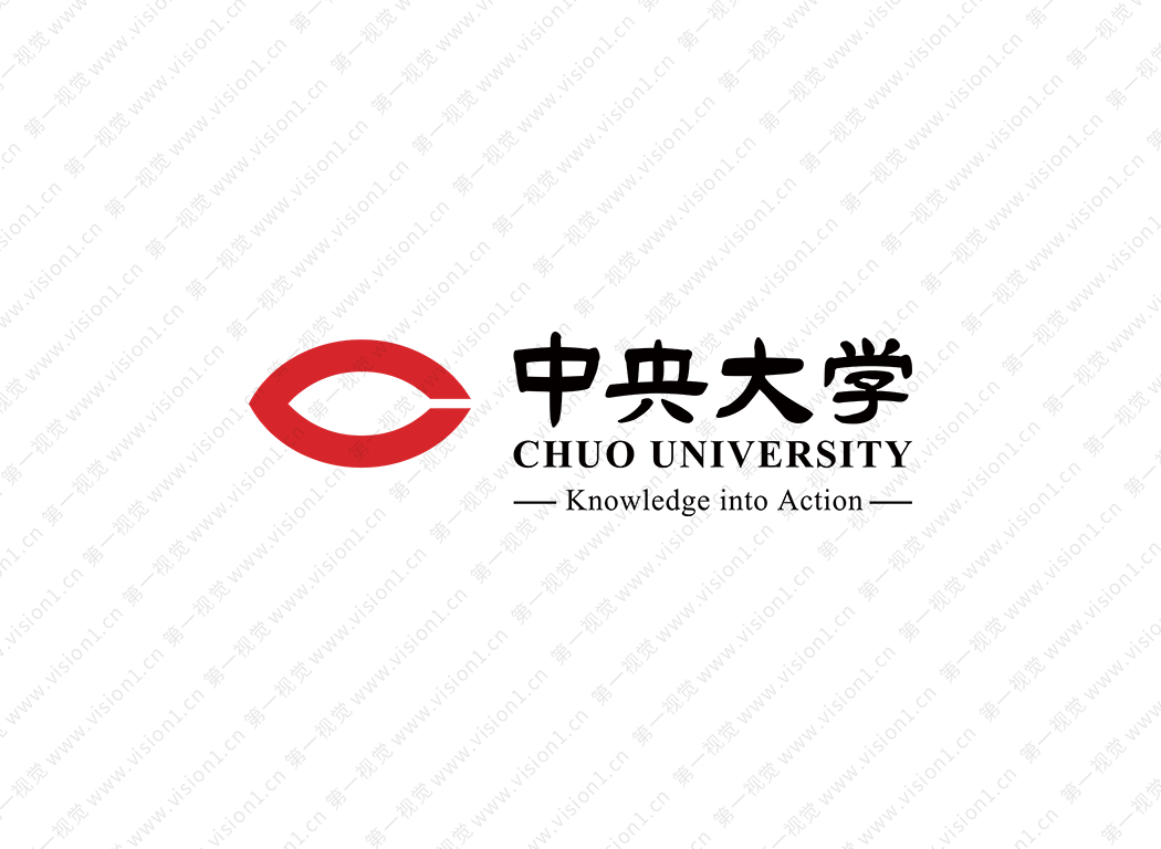 日本中央大學校徽logo矢量圖