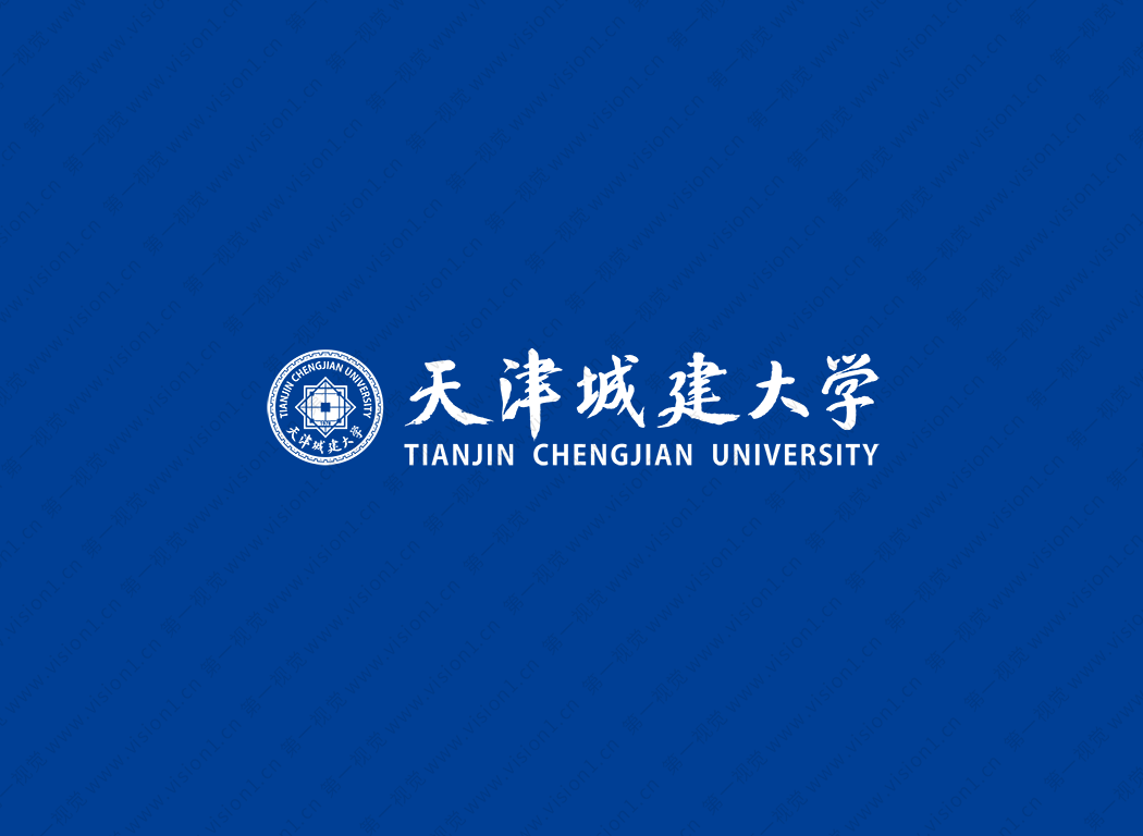 大學(xué)校徽系列:天津城建大學(xué)標(biāo)志矢量圖