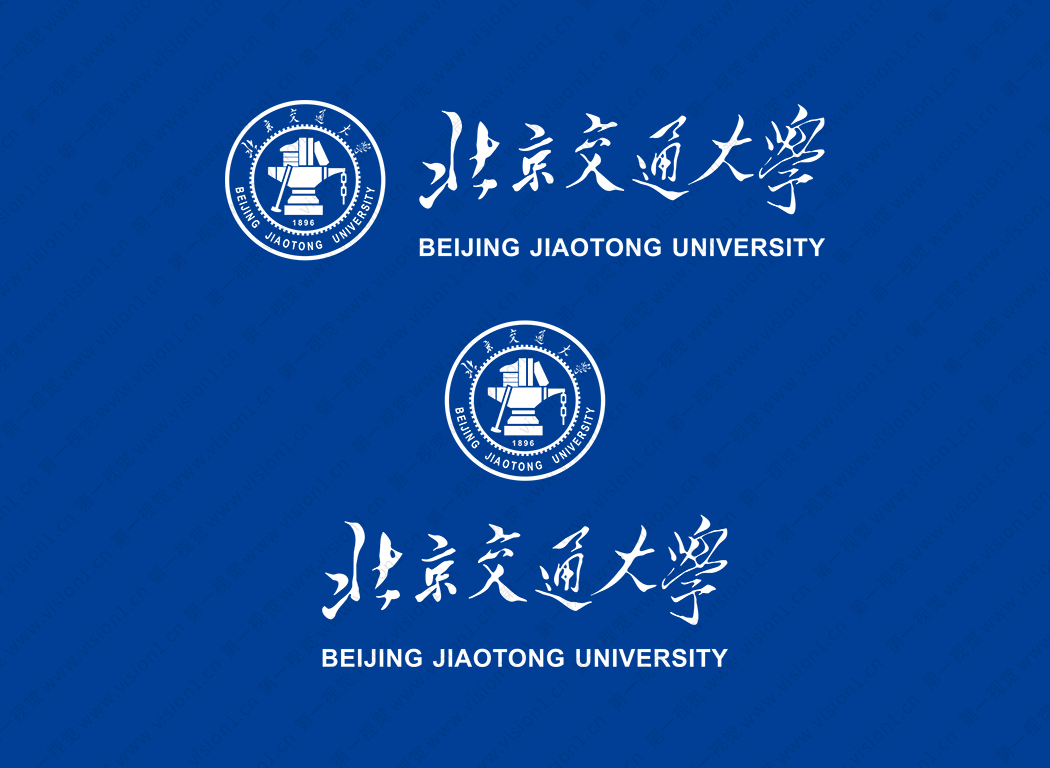 大學(xué)?；障盗?北京交通大學(xué)標(biāo)志矢量圖