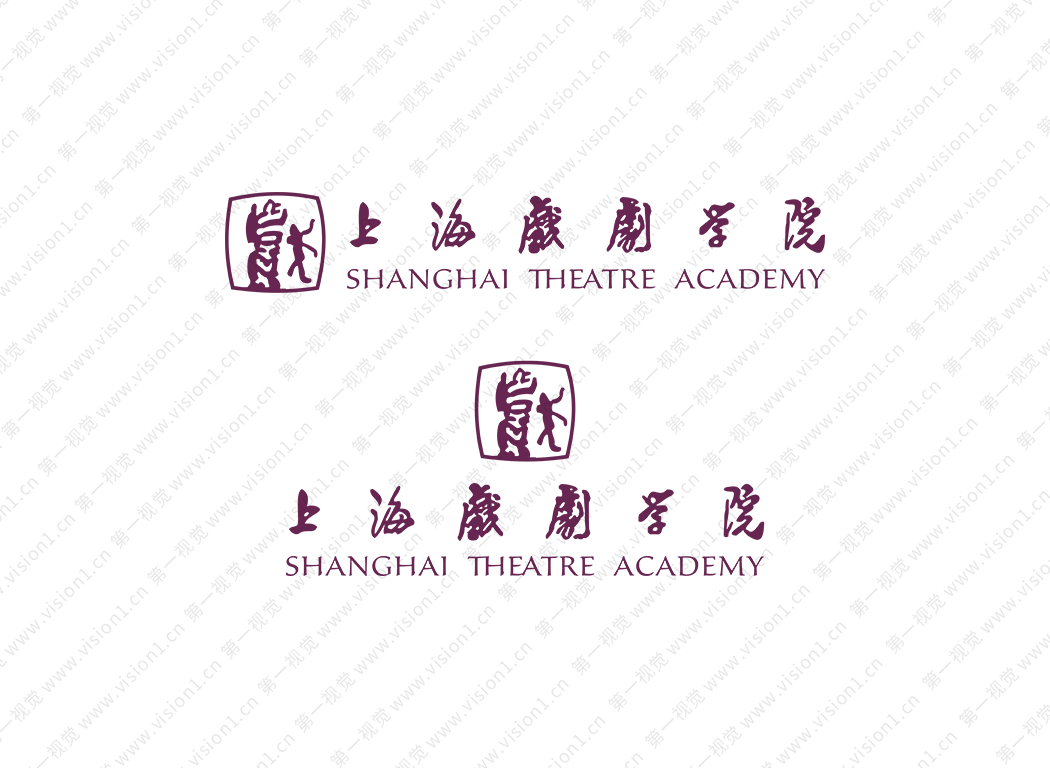 大學校徽系列:上海戲劇學院標志矢量圖