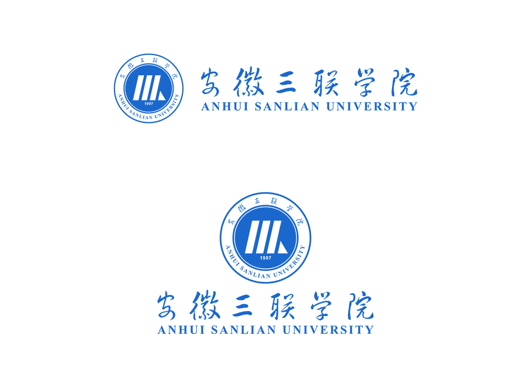安徽三聯學院校徽logo矢量圖