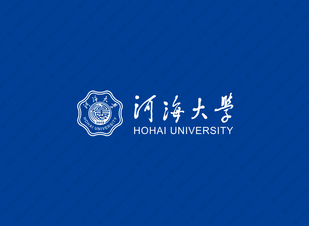 大學校徽系列:河海大學標志矢量圖