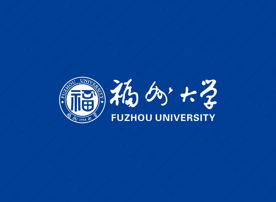 大學校徽系列:福州大學標志矢量圖