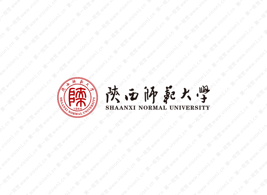 大學(xué)校徽系列:陜西師范大學(xué)標(biāo)志矢量圖