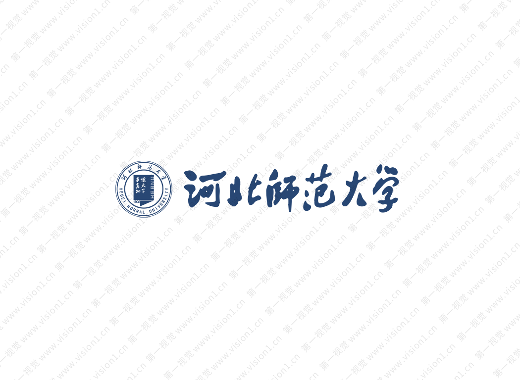 大學校徽系列:河北師范大學標志矢量圖