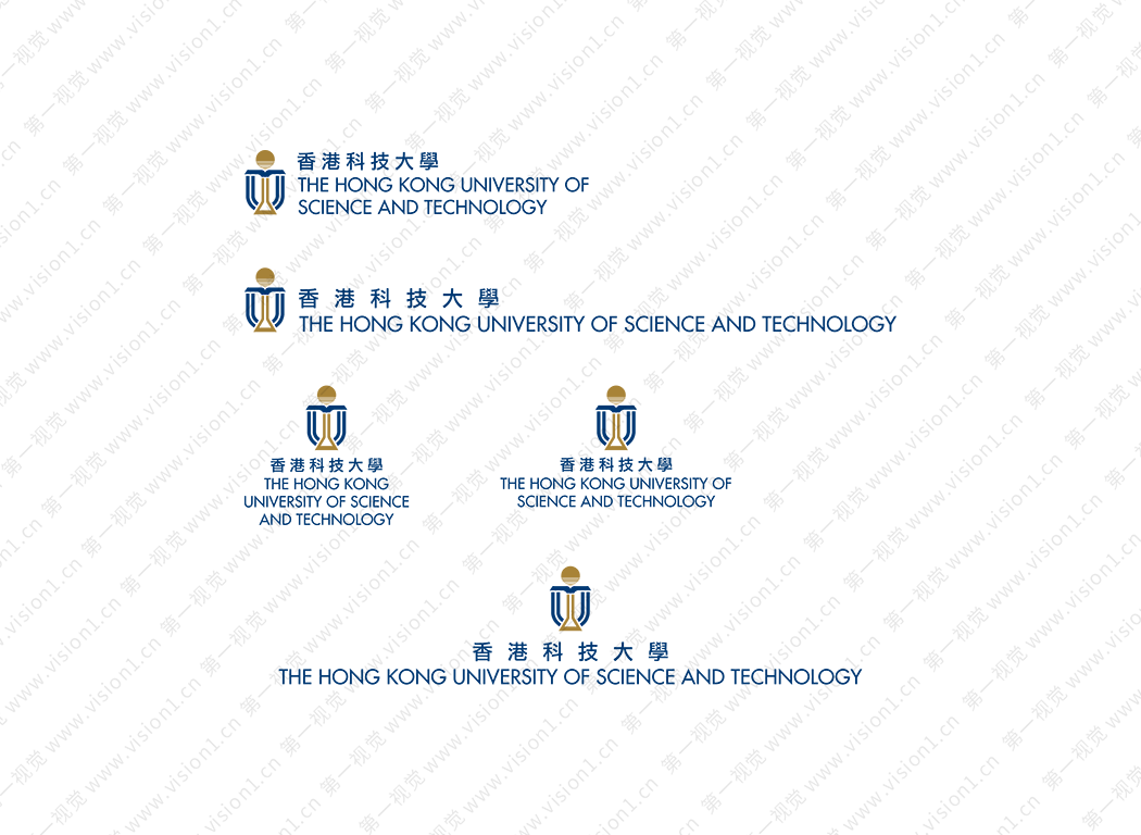 大學校徽系列：香港科技大學標志矢量圖