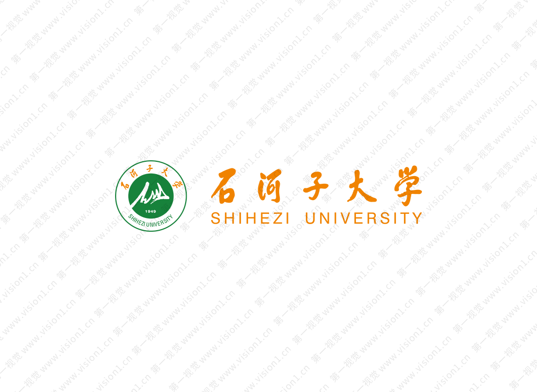 大學校徽系列：石河子大學標志矢量圖