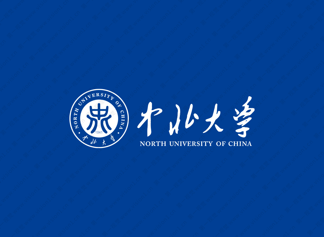 中北大學校徽標志矢量圖
