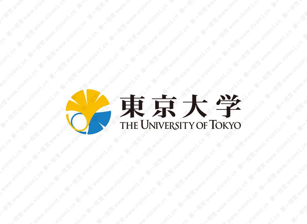 大學校徽系列:東京大學標志矢量圖