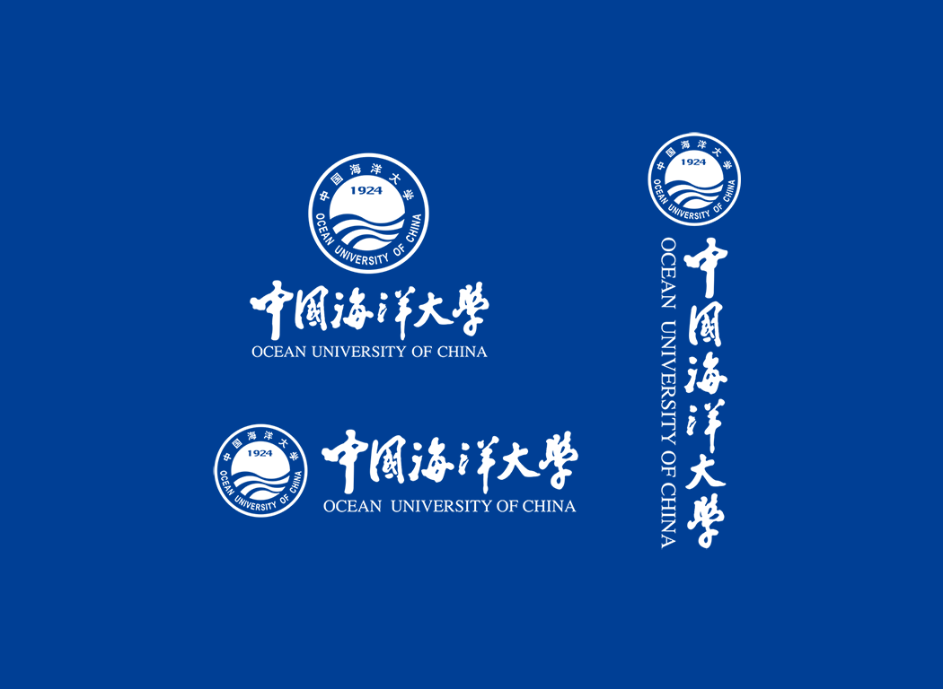 大學(xué)校徽系列:中國海洋大學(xué)標(biāo)志矢量圖