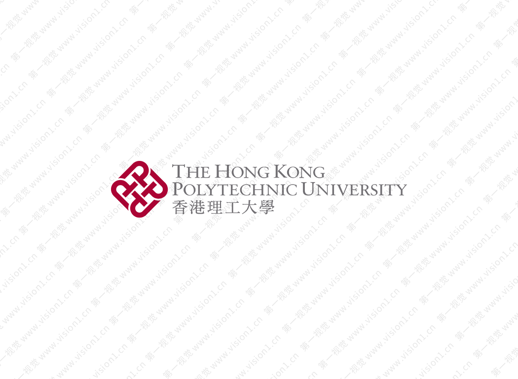 大學校徽系列：香港理工大學標志矢量圖