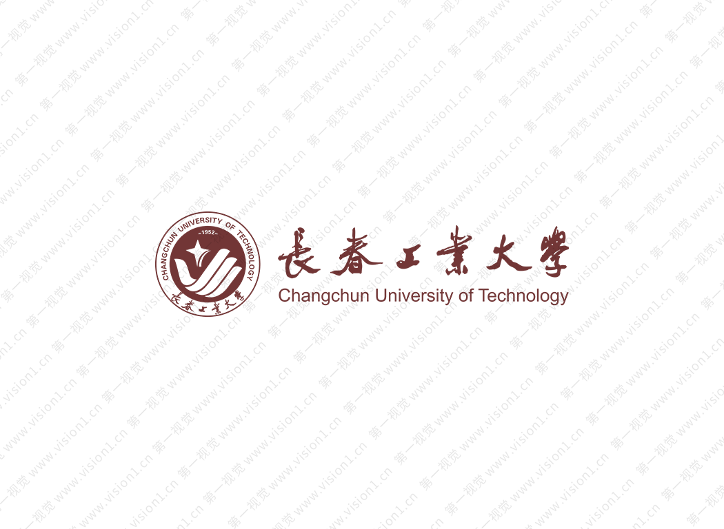 長春工業(yè)大學(xué)校徽標(biāo)志矢量圖