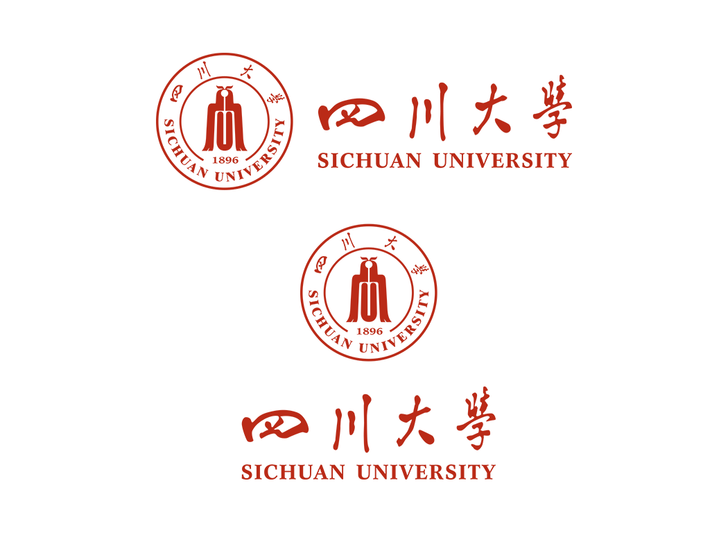大學(xué)校徽系列:四川大學(xué)標(biāo)志矢量圖