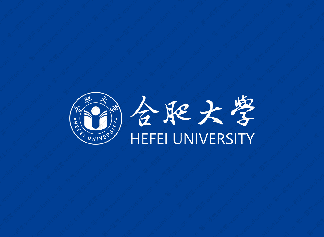 大學校徽系列：合肥大學標志矢量圖