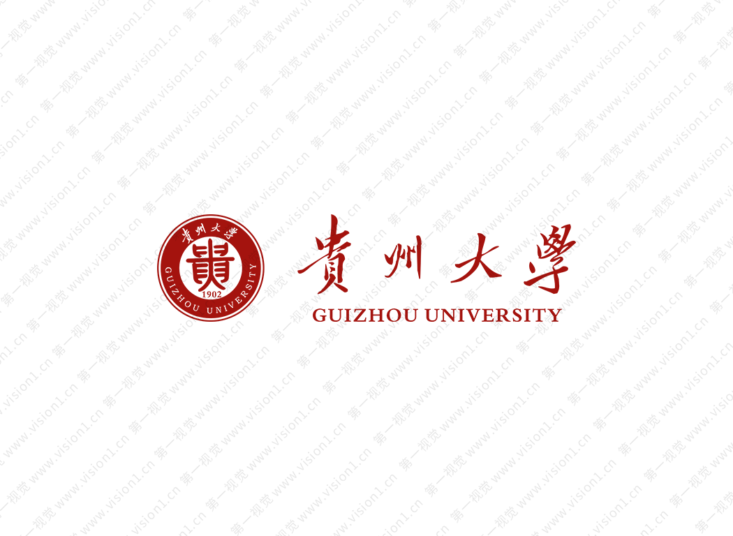 大學(xué)校徽系列:貴州大學(xué)標(biāo)志矢量圖