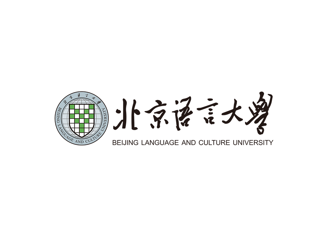 北京語言大學校徽標志矢量圖