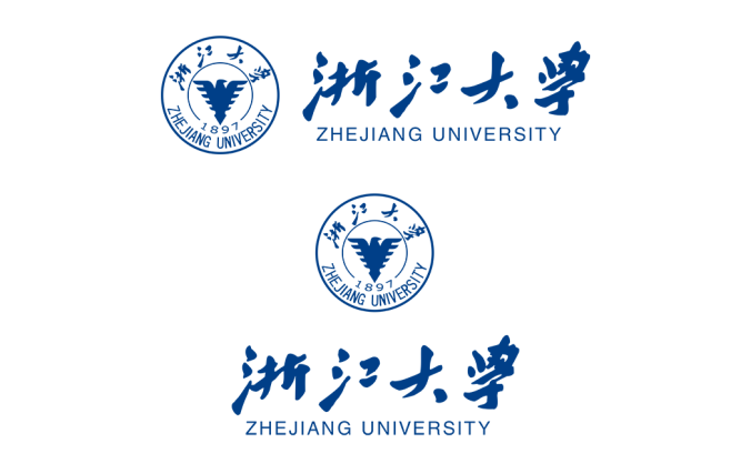 大學校徽系列:浙江大學標志矢量圖