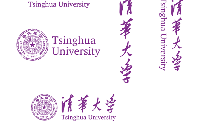 大學校徽系列:清華大學標志矢量圖