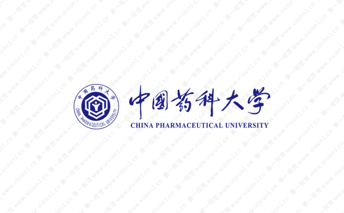 中國藥科大學校徽標志矢量圖