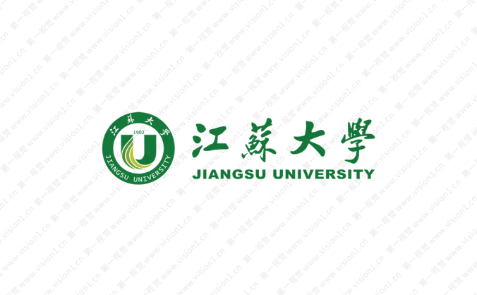 江蘇大學校徽標志矢量圖