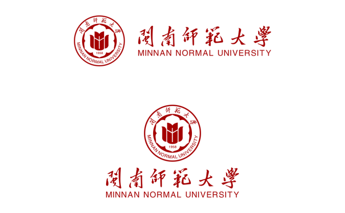 閩南師范大學校徽標志矢量圖