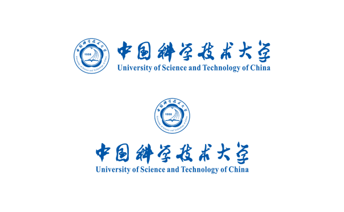 大學(xué)校徽系列:中國科學(xué)技術(shù)大學(xué)標(biāo)志矢量圖