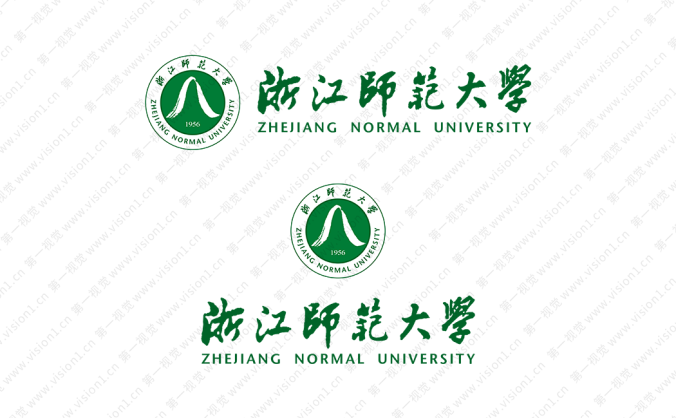 大學校徽系列: 浙江師范大學標志矢量圖
