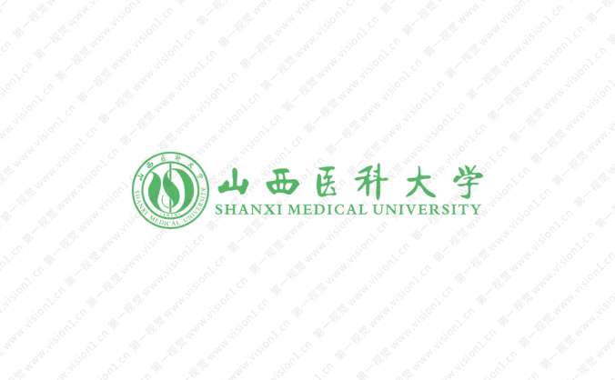 山西醫科大學校徽標志矢量圖