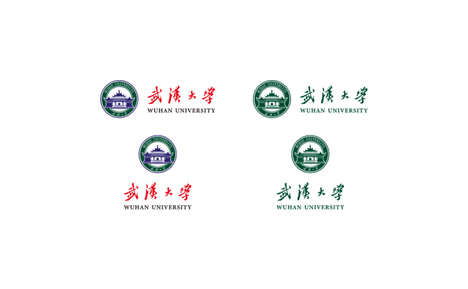 大學(xué)校徽系列:武漢大學(xué)標(biāo)志矢量圖