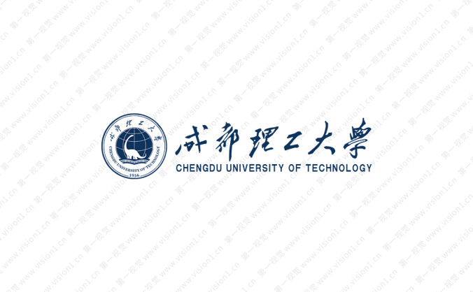 成都理工大學校徽標志矢量圖