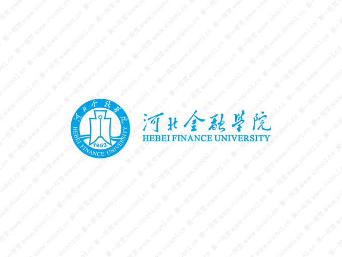 河北金融學(xué)院校徽標(biāo)志矢量圖