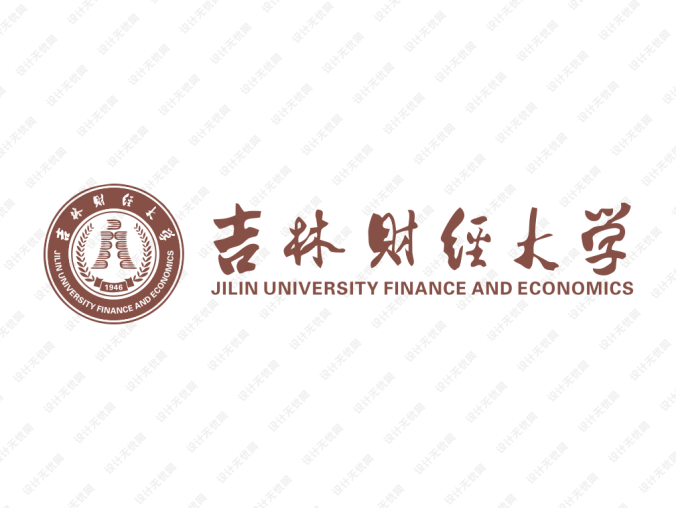 吉林財經(jīng)大學(xué)校徽標志矢量圖