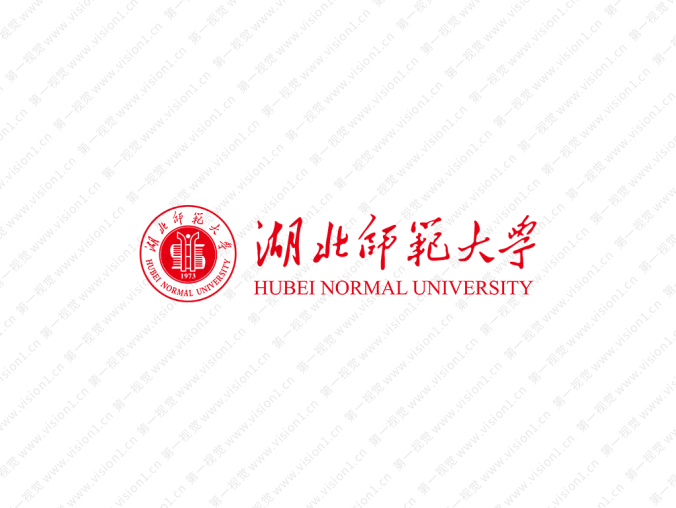 湖北師范大學(xué)校徽標志矢量圖