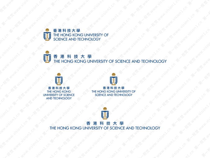 大學(xué)校徽系列：香港科技大學(xué)標(biāo)志矢量圖