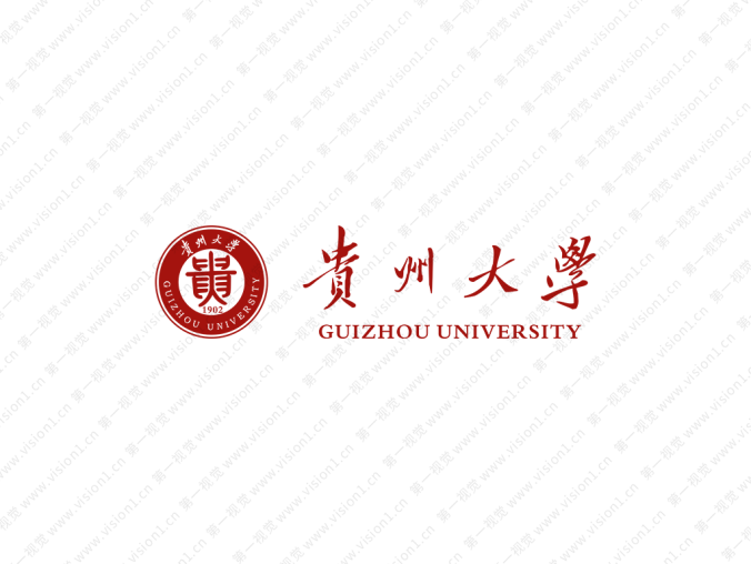 大學校徽系列:貴州大學標志矢量圖